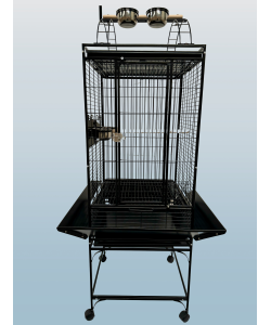 Parrot-Supplies Colorado Play Top Parrot Cage Black